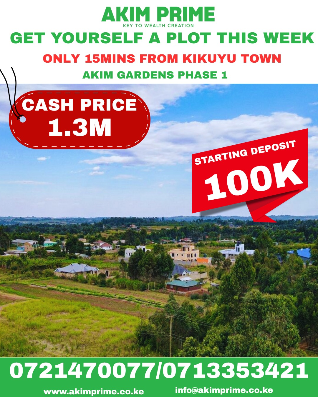 akim gardens phase 1 in kamangu , kikuyu